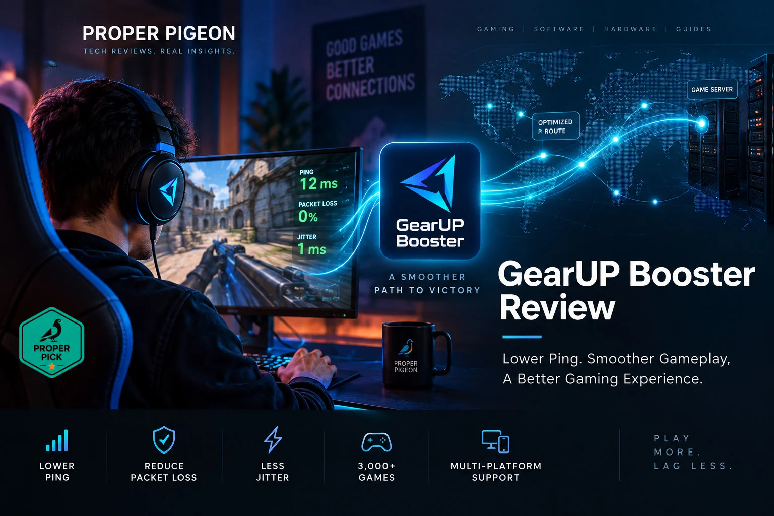 GearUP Booster Review: Can It Really Reduce Ping and Packet Loss?