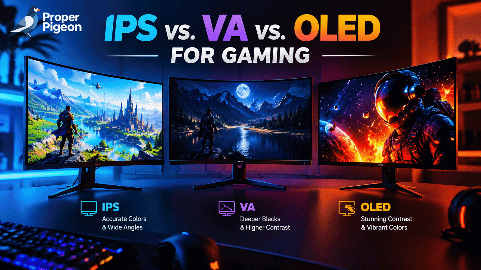 IPS vs VA vs OLED for Gaming: Which Monitor Panel Is Best?